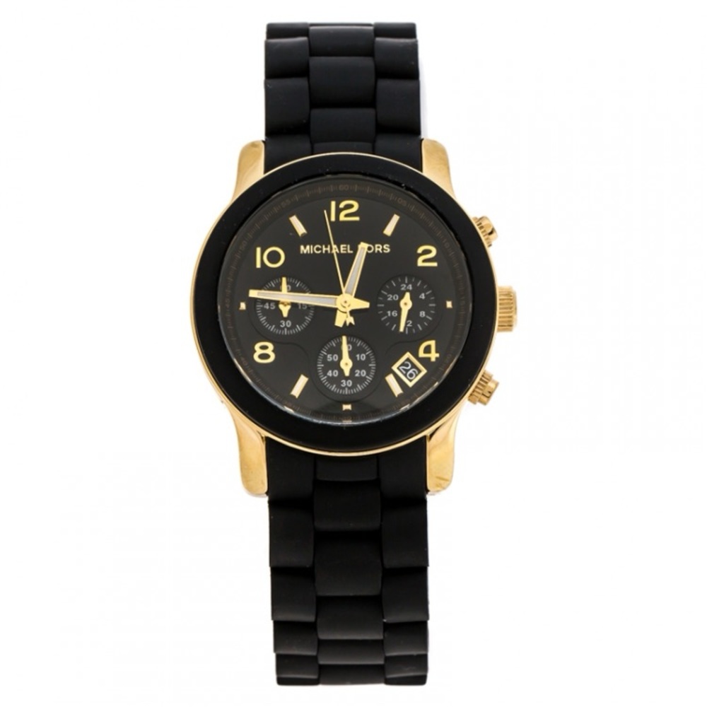 Michael Kors Black & Gold Watch
